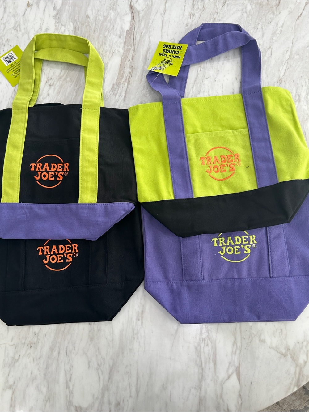 Trader Joe's Mini Halloween Totes set of 4. Brand new 2026